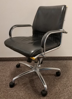 Krzesło konferencyjne ALUMINIUM Sitland skóra